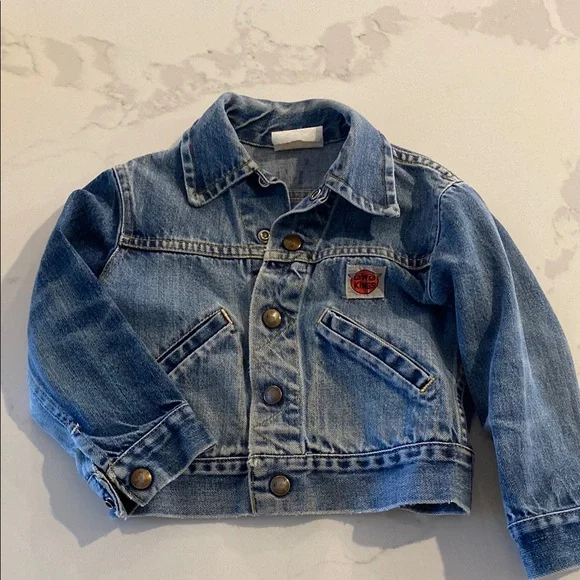 Kids Blue Denim Jacket - Picture 1 of 5